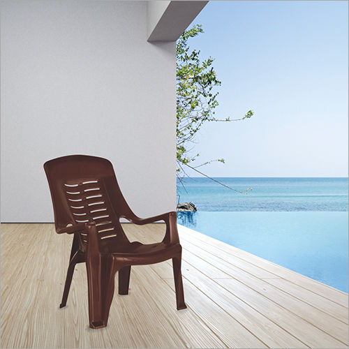 Durable Brown Plastic Relax Chair