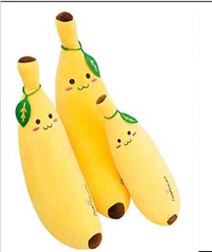 Banana Pillow - Plush Fabric, 55 cm Size , Soft Yellow Design for Ultimate Comfort and Relaxation
