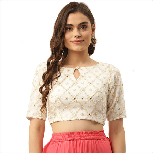 Printed Georgette Half Sleeve Blouse