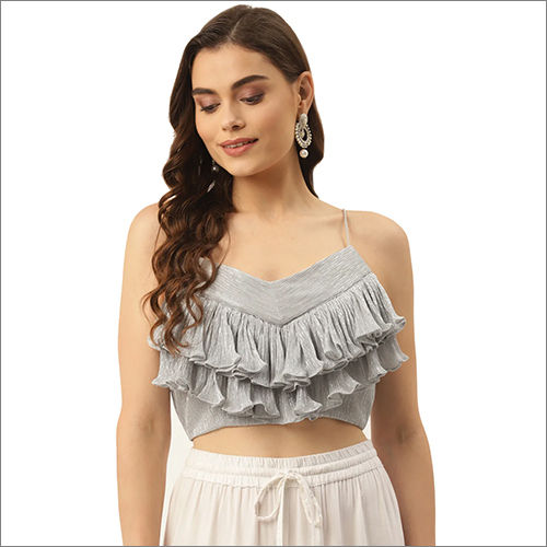 Indian Sleeveless Padded Blouse