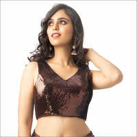 V Neck Sleeveless Blouse