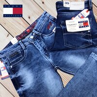 Tommy Hilfiger Mens Straight Fit Stretchable Jeans
