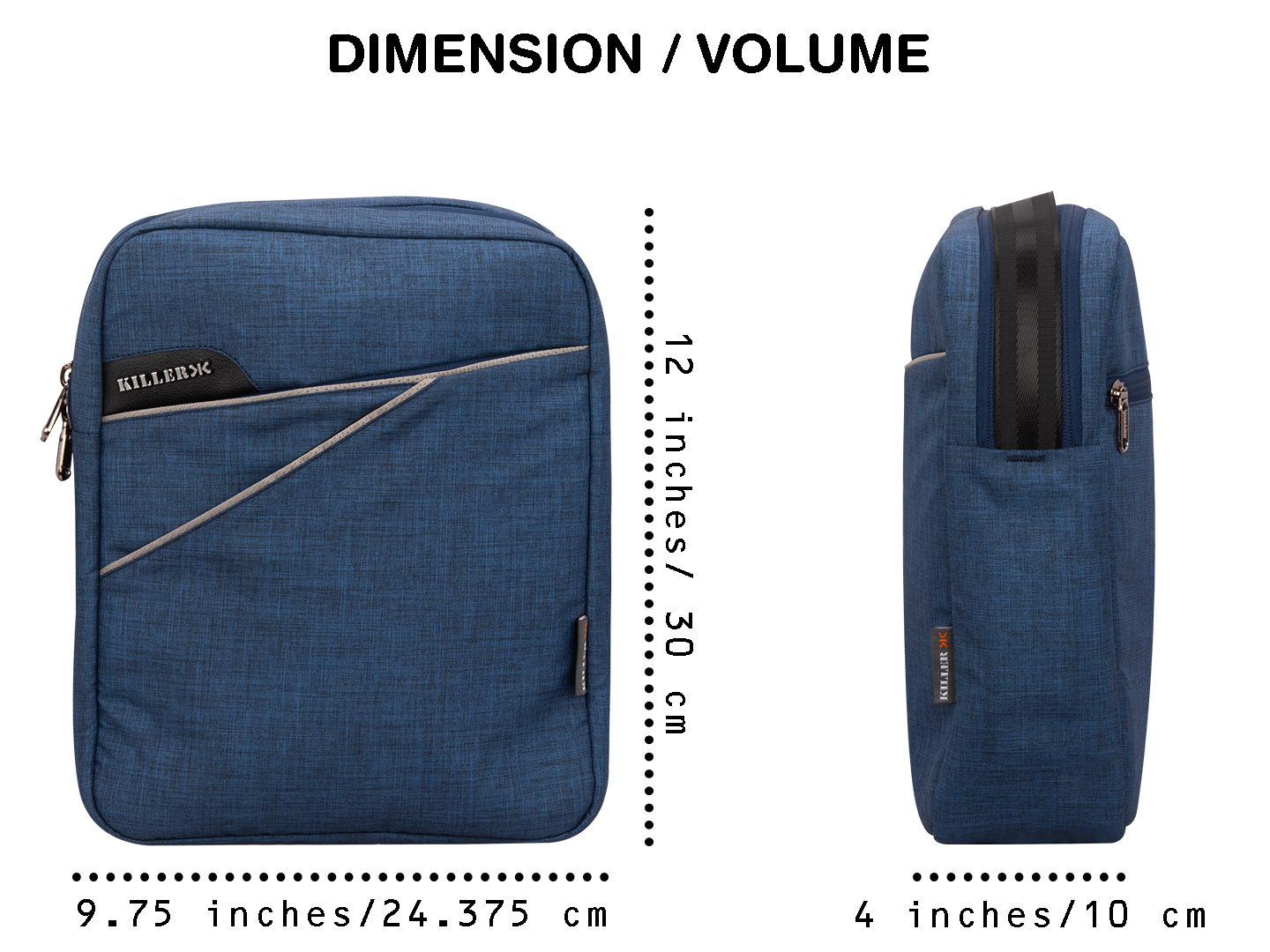 Water Resistance Polyester Travel Sling Bag