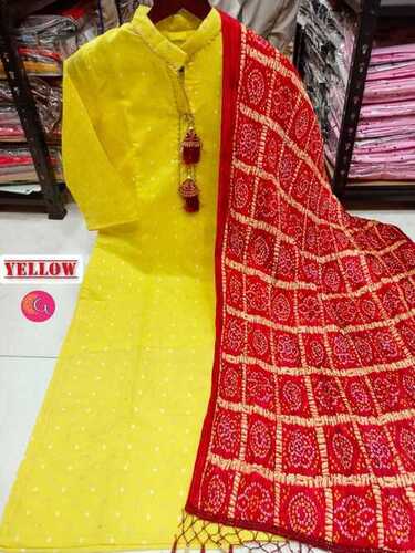 Yellow Jiya Fashionable Kurti