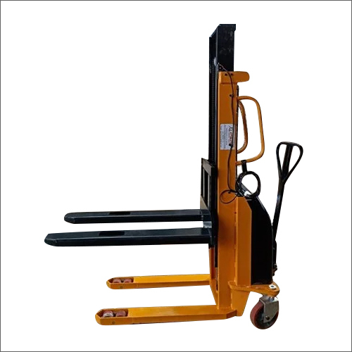 Yellow 2 Ton Semi Electric Stacker