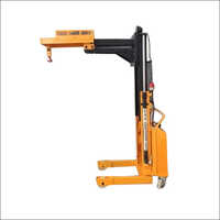 Semi Electric Reach Platform Stacker - Mild Steel, Custom Width Configuration | Ideal for Small Operations in Shops and Warehouses