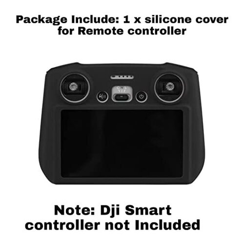 Silicone Cover for DJI Mini 3 Pro Smart RC Remote Controller Cover Accessories (Black/Red)