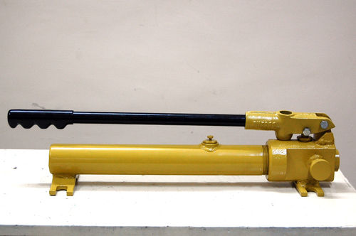 Yellow Hand Operated Hydraulic Pump