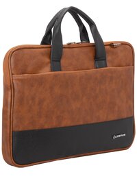Pavilion PU Leather Lightweight Laptop Messenger Bag 15.6 Inches