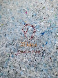 PET Bottle Flake Clear and Blue For Sales