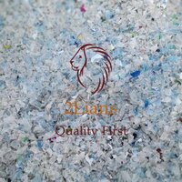 PET Bottle Flake Clear and Blue For Sales