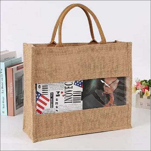 Printed Jute Lunch Bags