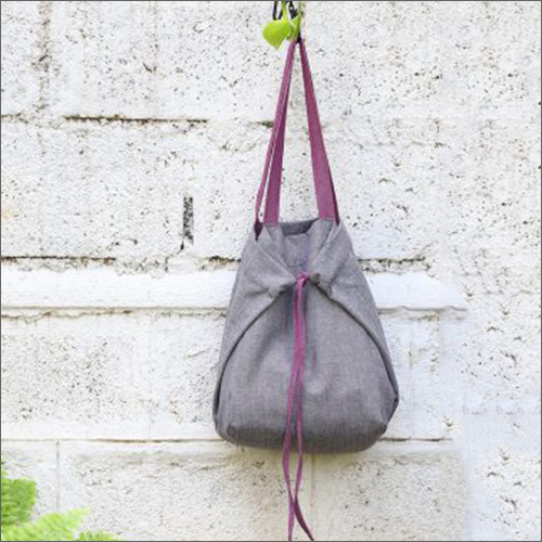 Grey Ladies Cotton Tote Bag