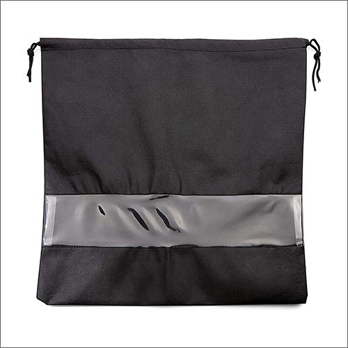 Plastic Black Pvc Shoes Bag