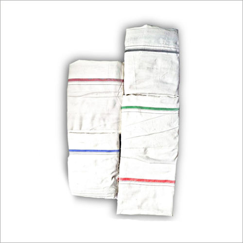 Plain Cotton White Dhoti 9 Meters