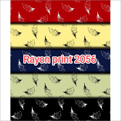 Rayon Viscose Fabric Print