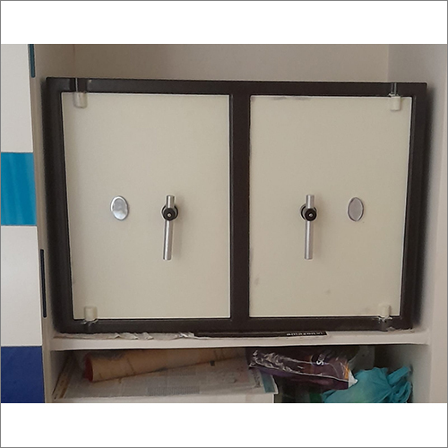 Stainless Steel Double Door Manual Safe Locker