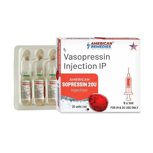 Vasopressin 20u Keep At Cool And Dark Place