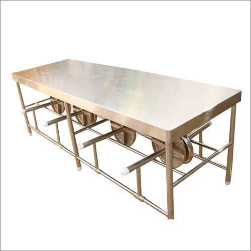 8 Seater SS Dining Table - AISI Standard Stainless Steel, Polished First Class Quality