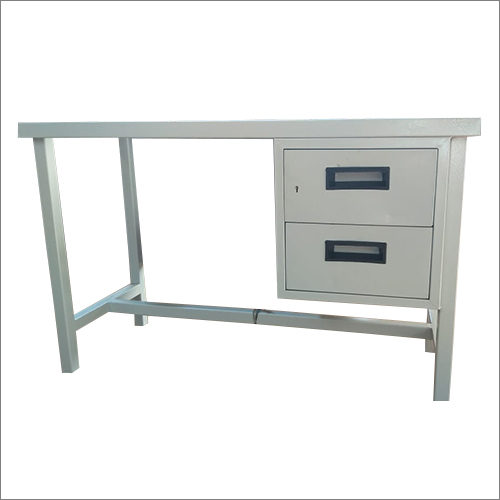 Wooden Office Table - First Class Stainless Steel, Polished Surface for Enhanced Productivity and Ease of Movement