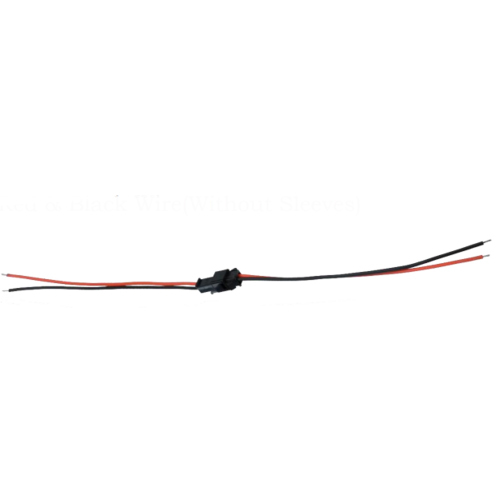 Male Female Red And Black Wire Without Sleeve