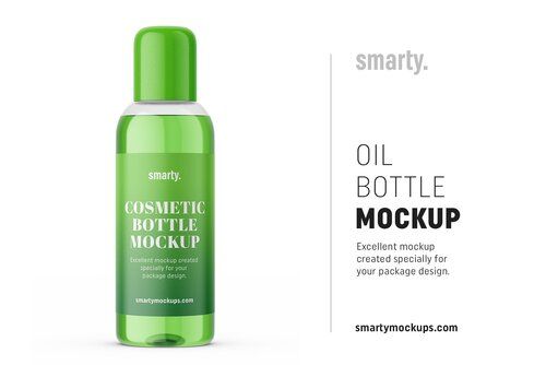 Hair Oil Bottle Mockup  Free Vectors  PSDs to Download