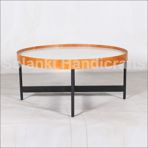 Marble Top Round Coffee Table