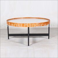 Marble Top Round Coffee Table