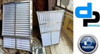 AHU Pre Filters - Galvanized Steel Box Filter, 20x15x6 Inches, White - High Performance, Washable, Ideal for Power, Cement, Steel, Fertilizer, and Textile Industries