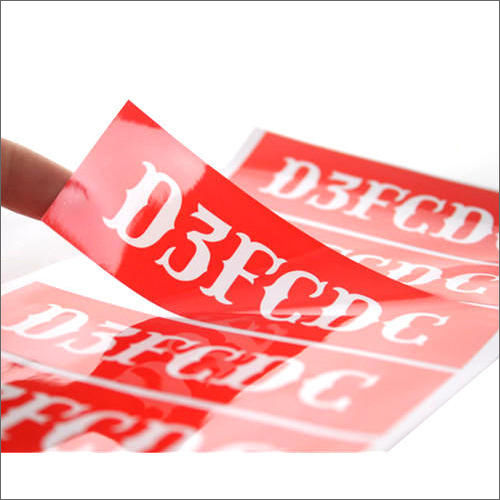 Red Digital Printed Labels