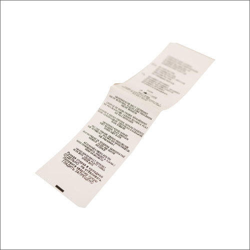 White Paper Taffeta Labels