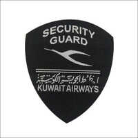 Black Gummed Clothing Patch Badge