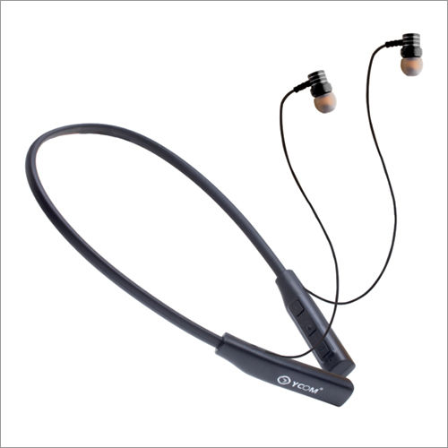 J9 Wireless Bluetooth Neckband Headphone - Color: Black