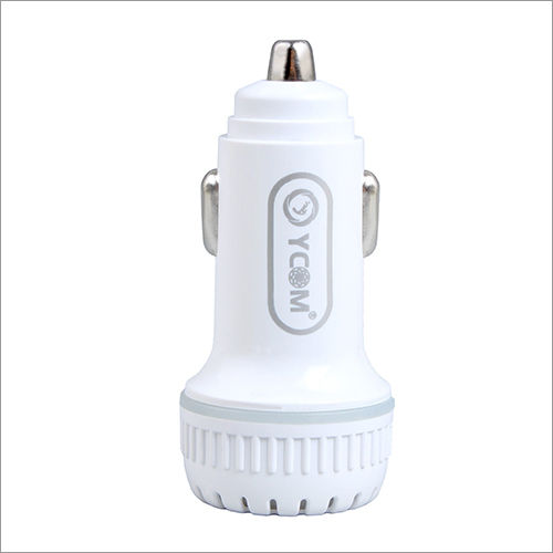 White 2.4 Amp Car Charger - Usage: Laptop