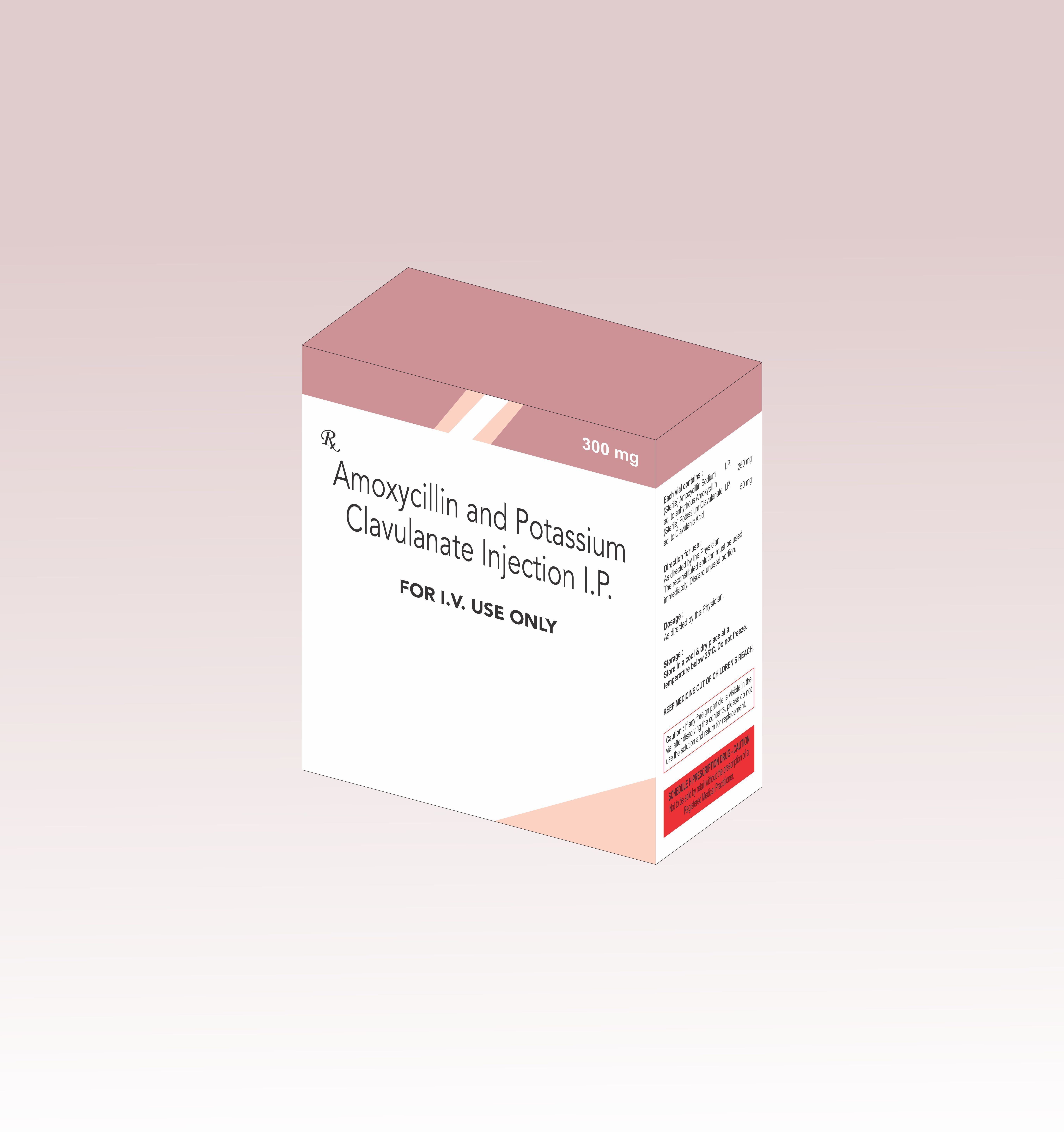 Amoxycillin Potassium Clavulanate 1200 mg injection in Third party Manufacturing