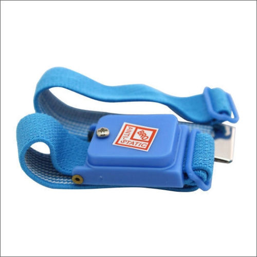 Blue Pvc Esd Cordless Wrist Strap