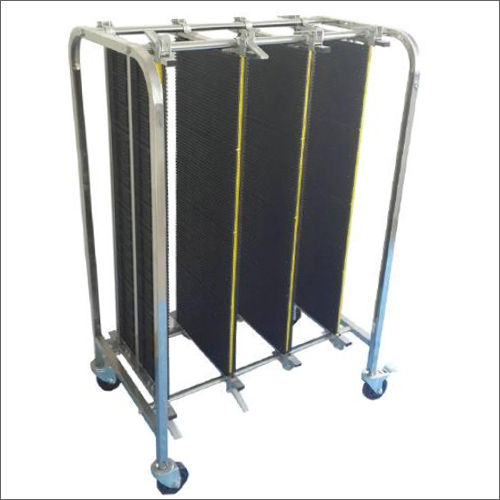 850x650x1300mm Plastic ESD PCB Trolley