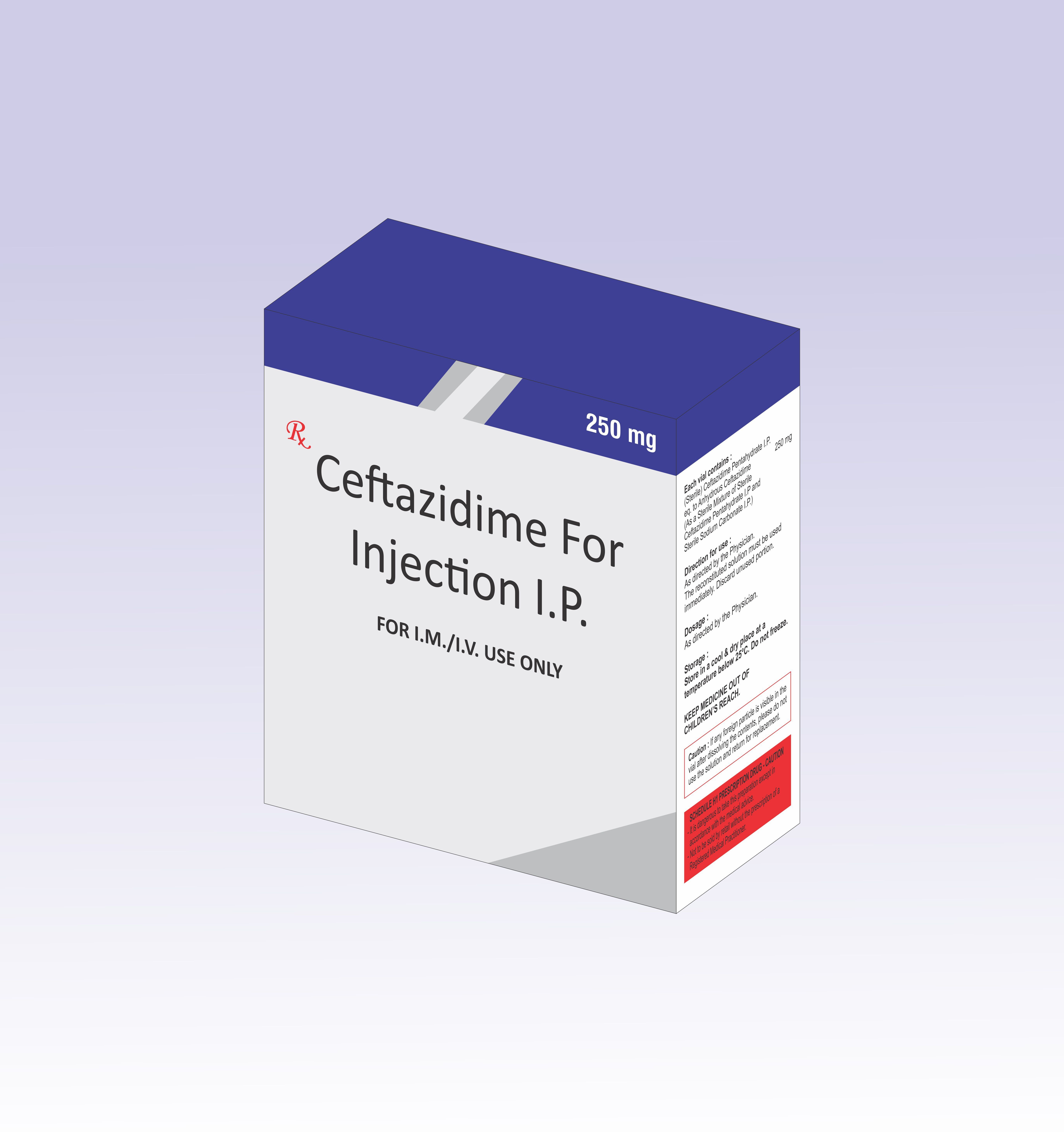 Ceftazidime with Tazobactam injection in third Party Manufacturing