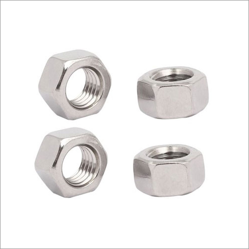 Silver Stainless Steel LeftHand Thread Metric Hex Nuts at Best Price
