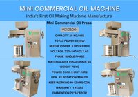 Oil Press  Machine For Commercial Purpose