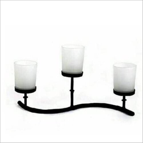 Metal Black Candle Holder