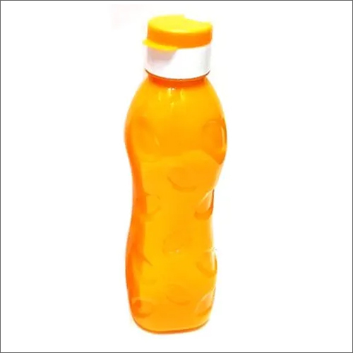 Plastic Water Bottle - 750ml , Yellow Color, Leak Proof, Round Shape, Chemical And Crack Resistance, Freezer Safe