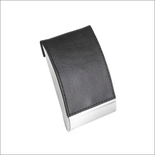 Black Leather Coated Card Holder Application: Office