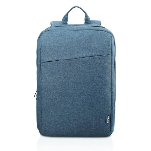 Blue Laptop Backpack Design: Plain