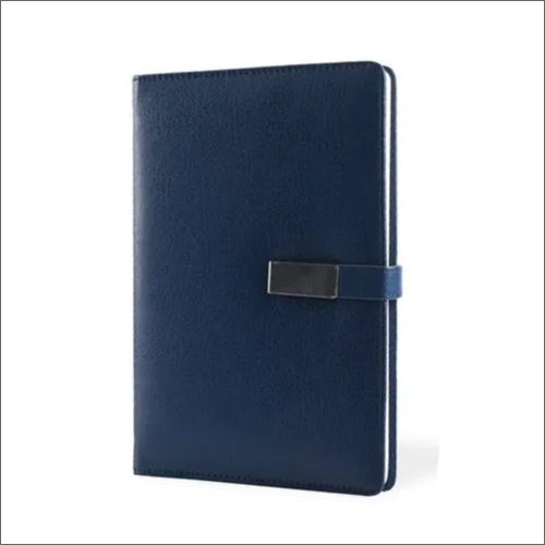 Blue Corporate Diary - PU Leather A5 Size Blue Color | Eco-Friendly Office Diary for Daily Notes
