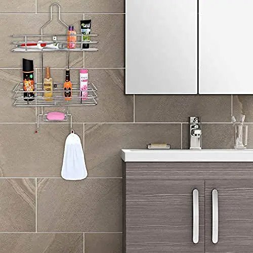 Bathroom Shelf Hanging Shower Head Caddy Holder Organizer
