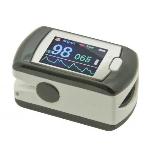 Fingertip Pulse Oximeter - Quality Plastic Compact Size Dual Color LED Display | Measures SpO2 + Pulse Rate 4 Display Modes Portable Design