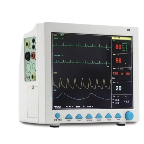 Contec Cms 8000 Patient Monitor - 480-Hour Trend Data, 230V Power Source, Holographic Waveform at 40-Second Speed | White, Portable, New for Hospital Use