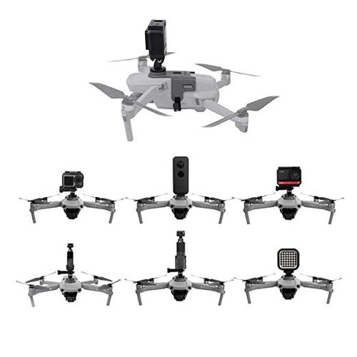 Multifunctional Camera Holder Mount Bracket Camera Stand for DJI Mavic AIR 2 and AIR 2S Applicable with Gopro series/ Insta 360 Series/ DJI Osmo Action/ Osmo Pocket series