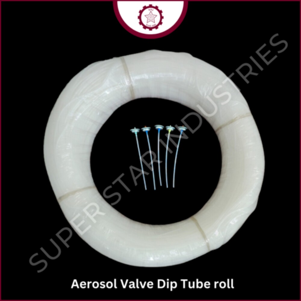 Aerosol Valve Dip Tube Roll - Color: White